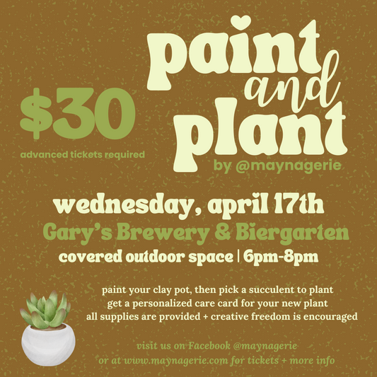 Paint and Plant Second Date Event Ticket